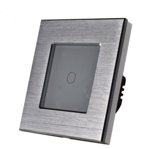 Jednopolni touch prekidač, alu panel - Wise