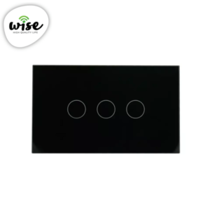 WiFi pametni prekidač 3 tastera N+L, 3M stakleni panel