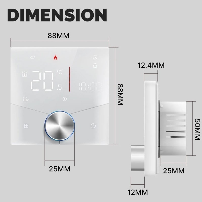 WiFi digitalni programabilni termostat scroll LS-009 3