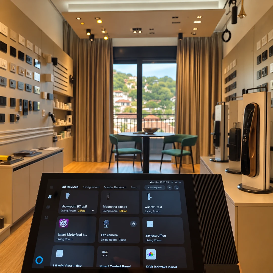 Showroom Smart Systems i centralni panel za upravljanje